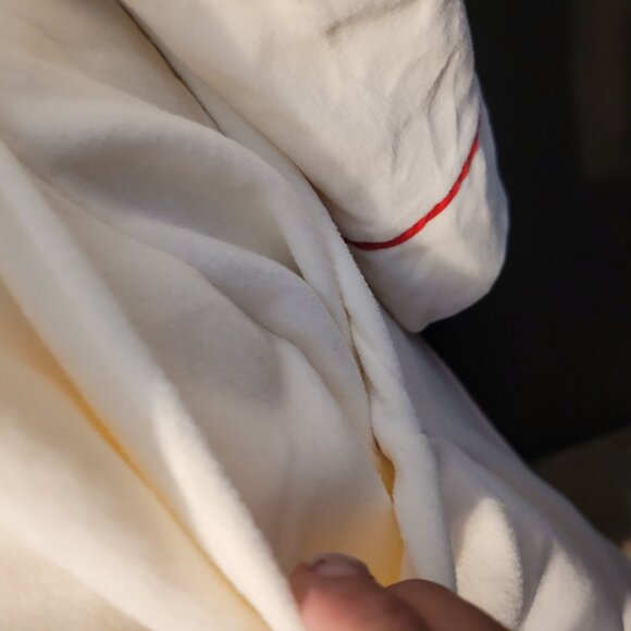 Vintage Nightgown Robe Set Women Size 13 Embroidered Flowers Hearts Tie Waist - Picture 11 of 16